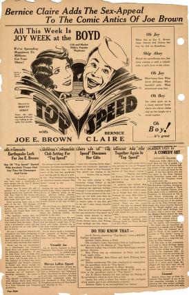 Thumbnail image of a page from Top Speed (Warner Bros.)