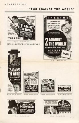 Thumbnail image of a page from Two Against the World (Warner Bros.)