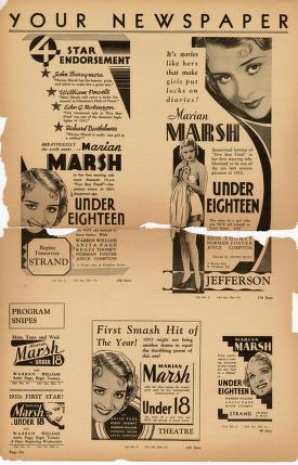 Thumbnail image of a page from Under Eighteen (Warner Bros.)