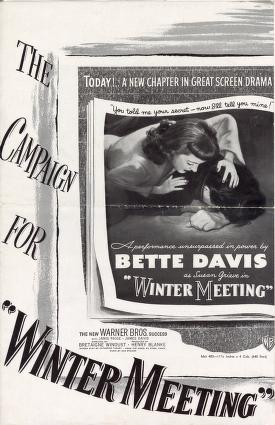 Pressbook for Winter Meeting  (1948)