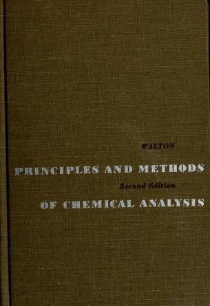 Cover of: Principles and methods of chemical analysis by Harold F. Walton