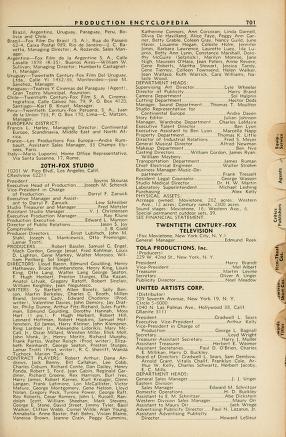 Thumbnail image of a page from Production Encyclopedia 1948