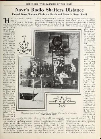 Thumbnail image of a page from Radio age