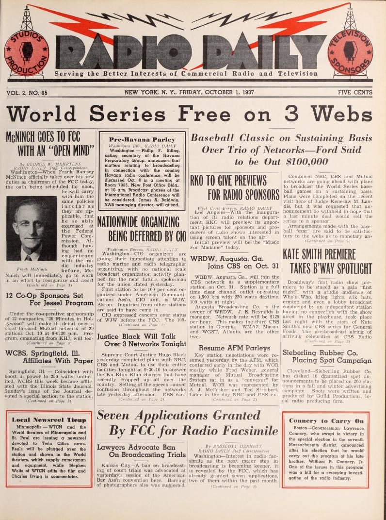 Radio daily (Oct-Dec 1937)