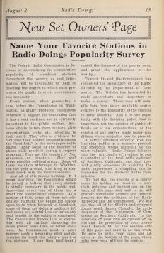 Thumbnail image of a page from Radio Doings
