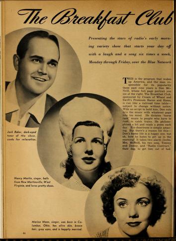 Thumbnail image of a page from Radio Mirror: The Magazine of Radio Romances