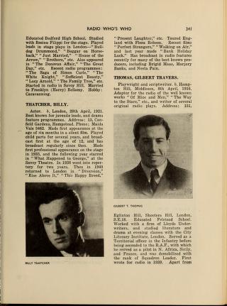 Thumbnail image of a page from Radio who's who