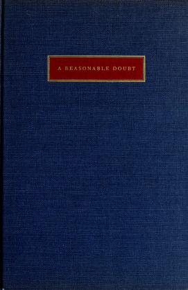 Cover of: A reasonable doubt. by Jacob W. Ehrlich