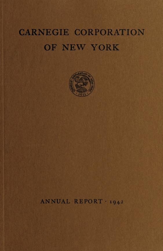Annual Report, 1942