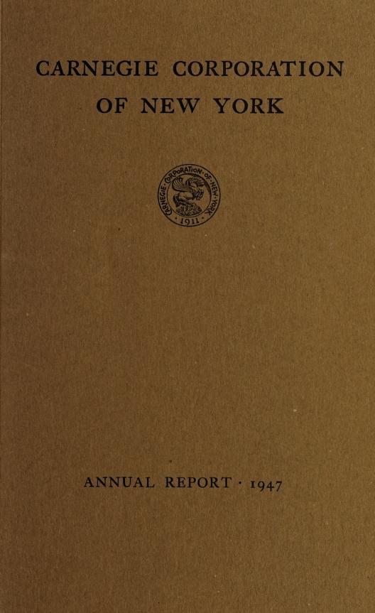 Annual report, 1947
