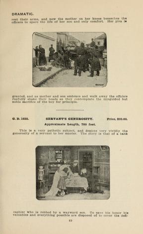 Thumbnail image of a page from Revised list of high-class original motion picture films
