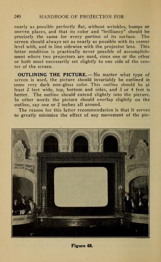 Thumbnail image of a page from Richardson's handbook of projection