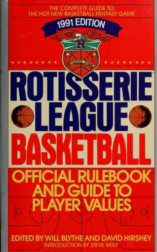 Cover of: Rotisserie League Basketball by Rotisserie League