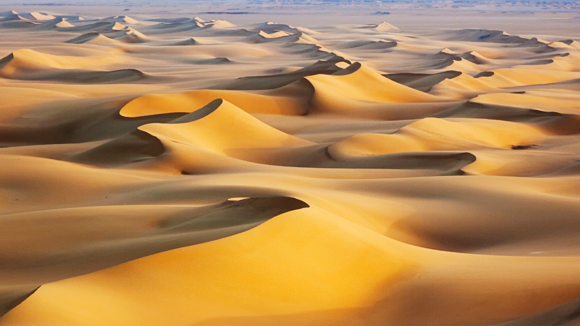 Sand Dunes Sunrise White Desert Desktop Wallpaper