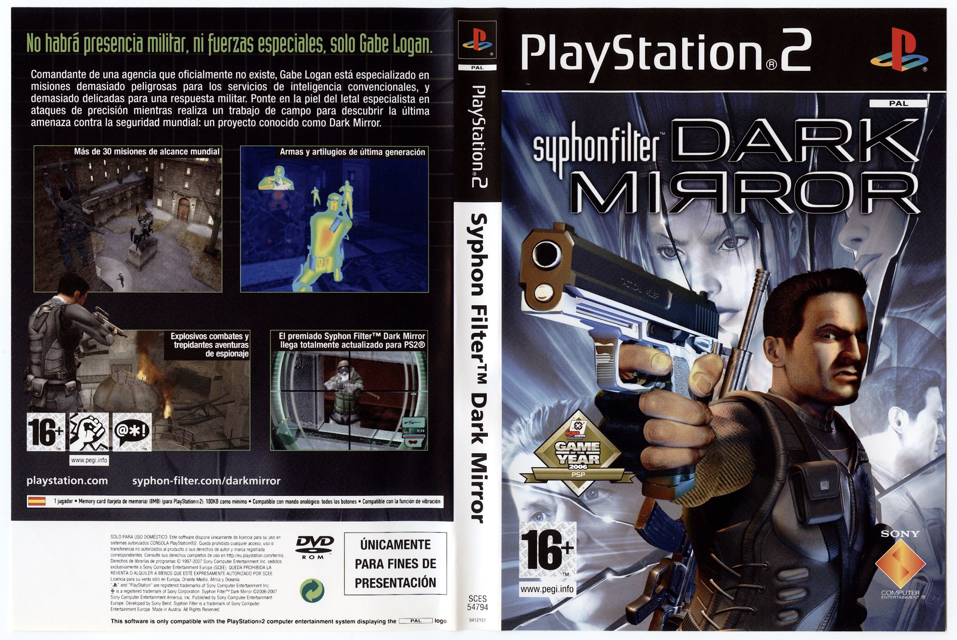 Syphon Filter: Dark Mirror Playstation 2 PS2 NEW