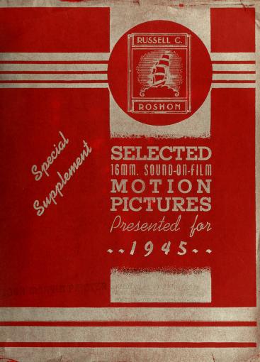 Thumbnail image of a page from Selected 16mm Sound-on-Film Motion Pictures Presented for 1945