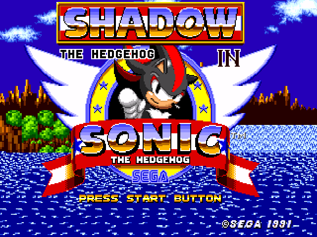 Sonic Hacks ✪ (Another) Shadow in Sonic 1 