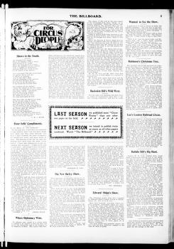 Thumbnail image of a page from The Billboard  1901-01-05: Vol 13 Iss 1