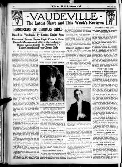 Thumbnail image of a page from The Billboard  1921-06-18: Vol 33 Iss 25