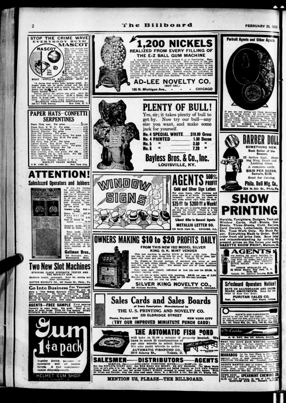 The Billboard  1922-02-25: Vol 34 Iss 8