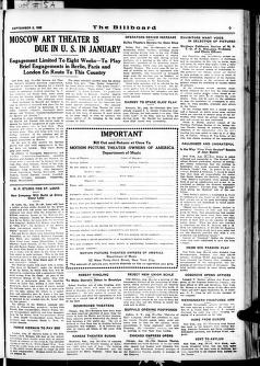 Thumbnail image of a page from The Billboard  1922-09-02: Vol 34 Iss 35