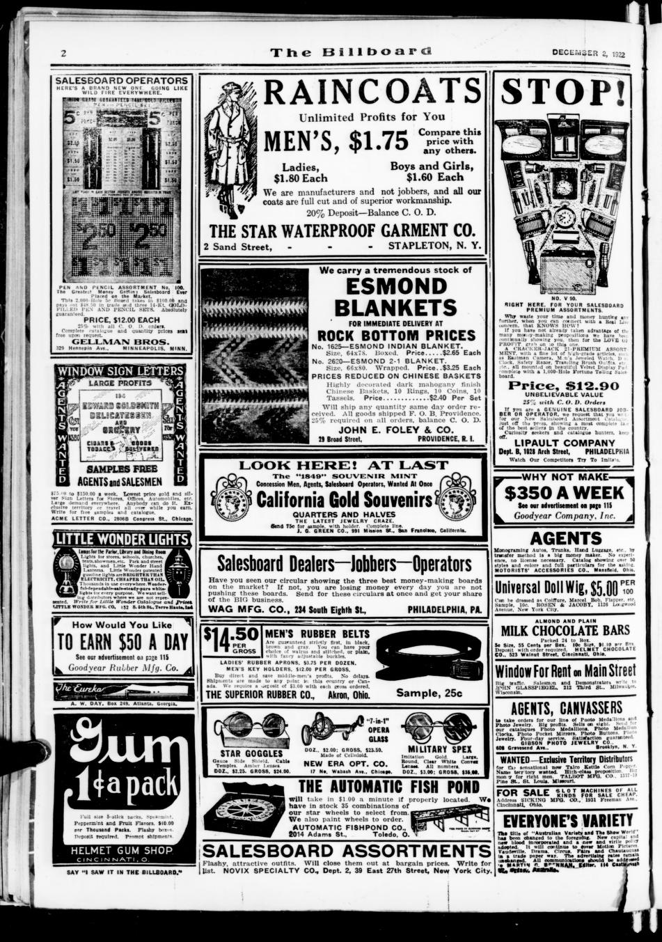 The Billboard  1922-11-25: Vol 34 Iss 47