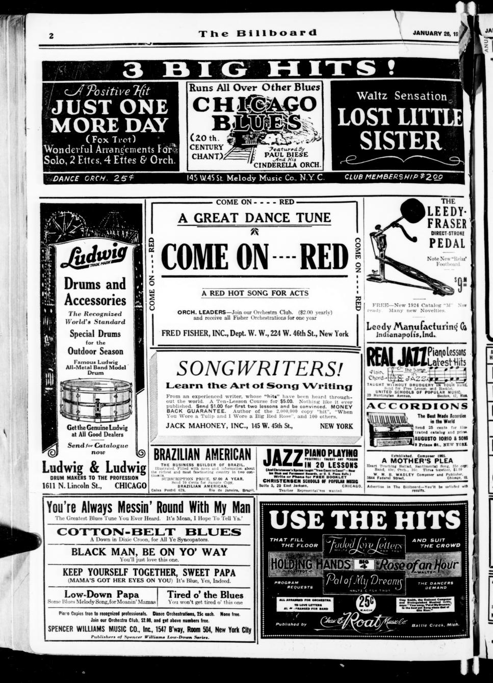 The Billboard  1924-01-26: Vol 36 Iss 4