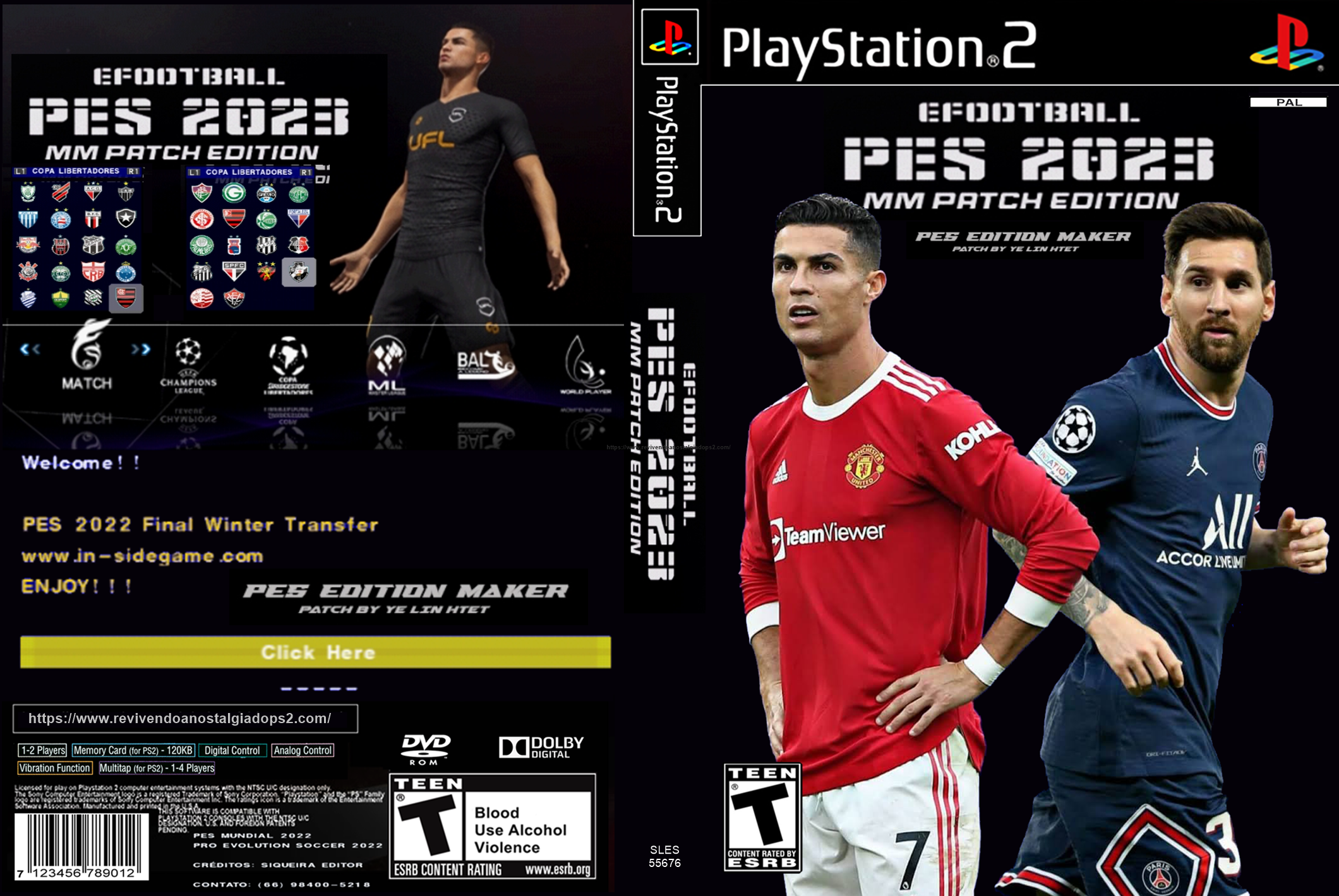 SLES_556.76.Pes 2023 - E-Football 2023 (Version English) : Free Download,  Borrow, and Streaming : Internet Archive