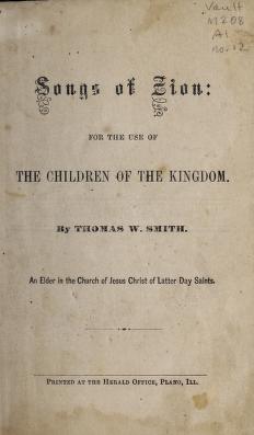 Songs of Zion (RLDS) (1875)