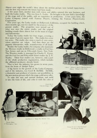Thumbnail image of a page from The story of the Famous Players-Lasky Corporation
