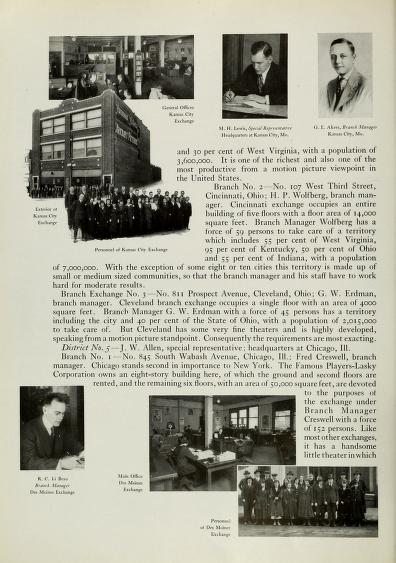 Thumbnail image of a page from The story of the Famous Players-Lasky Corporation