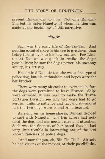 Thumbnail image of a page from The story of Rin-Tin-Tin : the marvelous and amazing dog of the movies