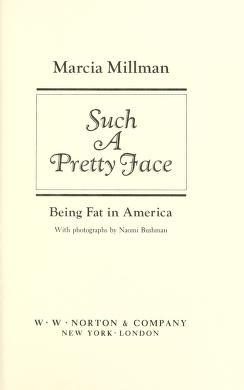 Cover of: Such a pretty face by Marcia Millman