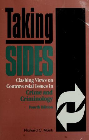 Cover of: Taking sides. by edited, selected, and with introductions by Richard C. Monk.