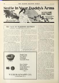 Thumbnail image of a page from The talking machine world