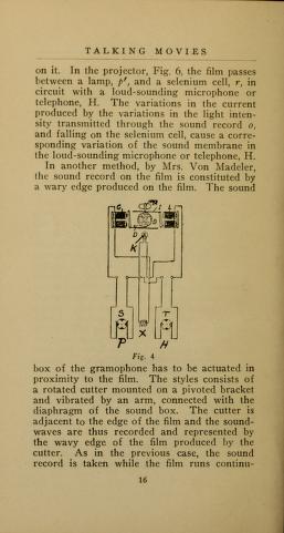 Thumbnail image of a page from Talking movies