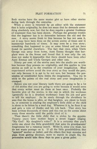 Thumbnail image of a page from The technique of the photoplay