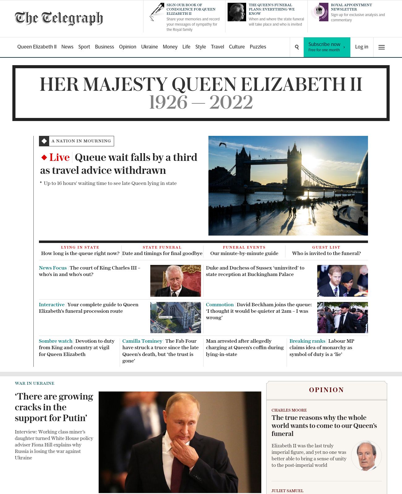 The Telegraph at 2022-09-17 10:16:36+01:00 local time