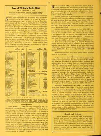 Thumbnail image of a page from Television digest with AM-FM reports