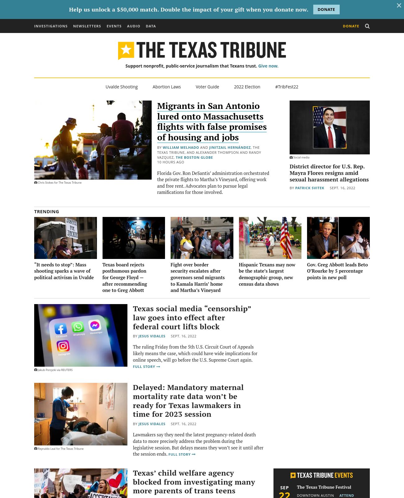 Texas Tribune at 2022-09-17 08:59:14-05:00 local time