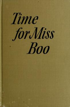 Cover of: Time for Miss Boo by Margaret Lee Runbeck