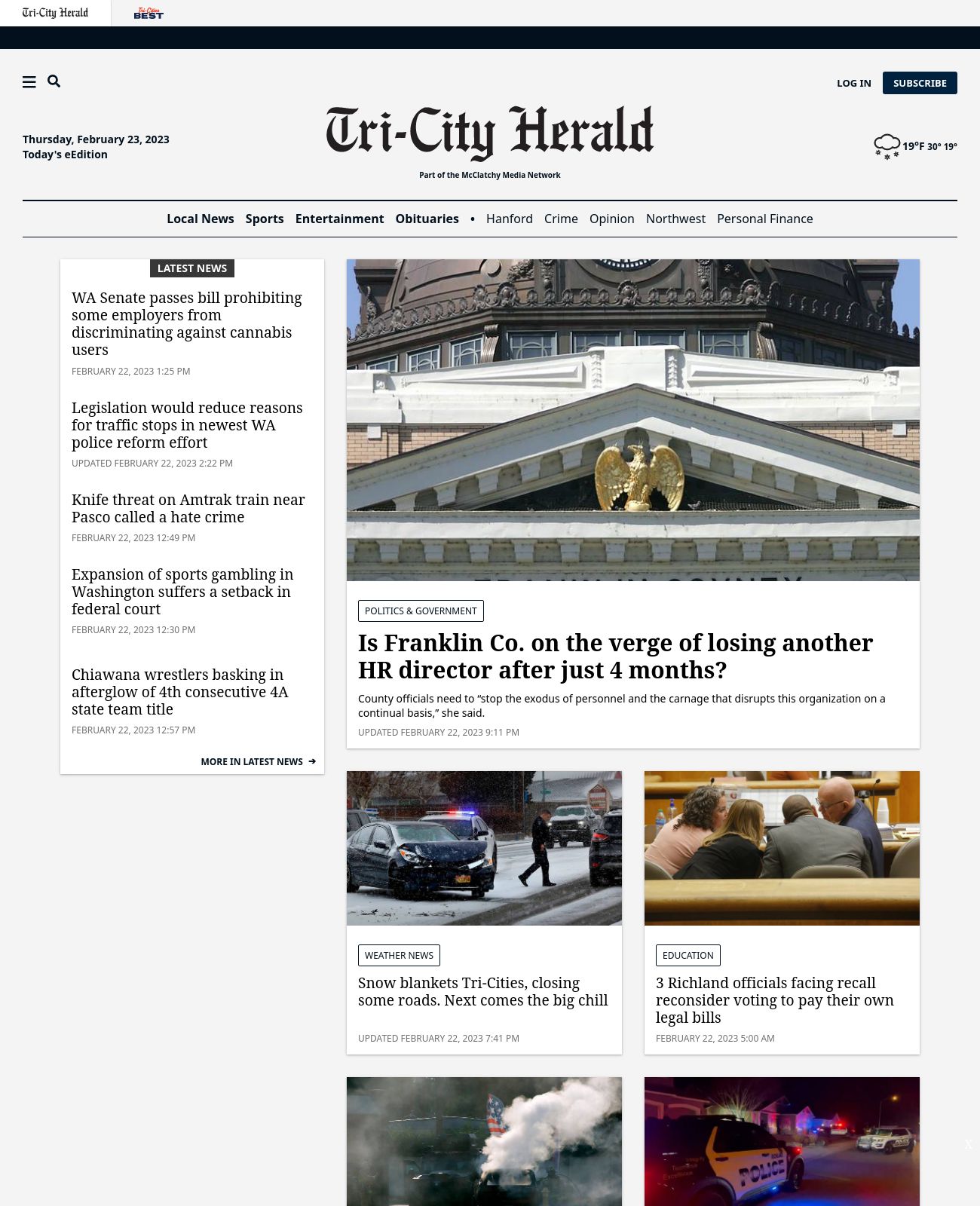 Tri-City Herald at 2023-02-23 04:36:42-08:00 local time