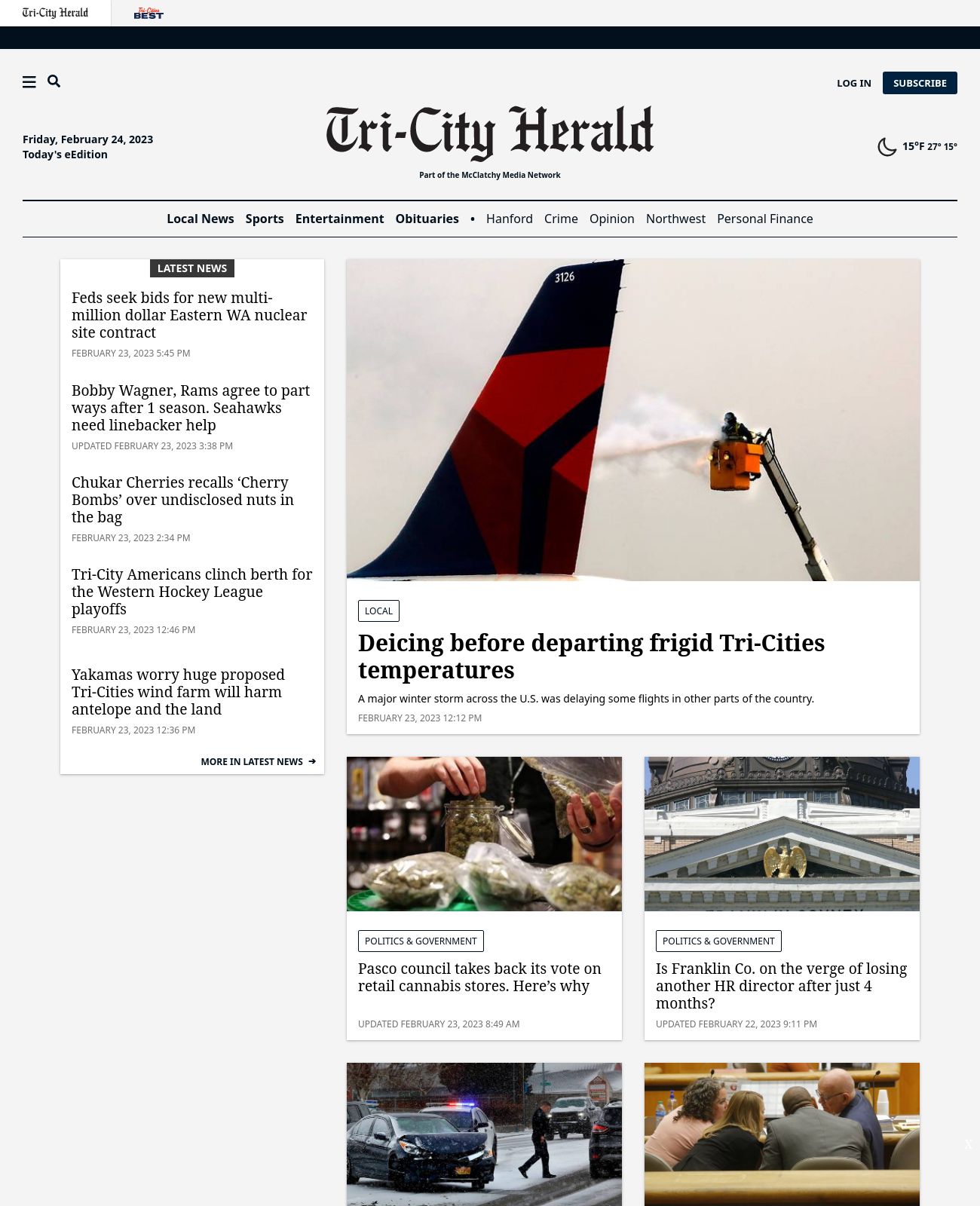 Tri-City Herald at 2023-02-24 04:31:14-08:00 local time