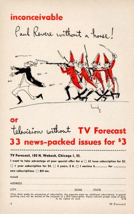 Thumbnail image of a page from TV forecast