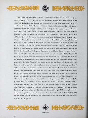 Thumbnail image of a page from UFA Verleih-Programme