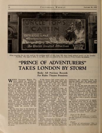 Thumbnail image of a page from Universal Weekly