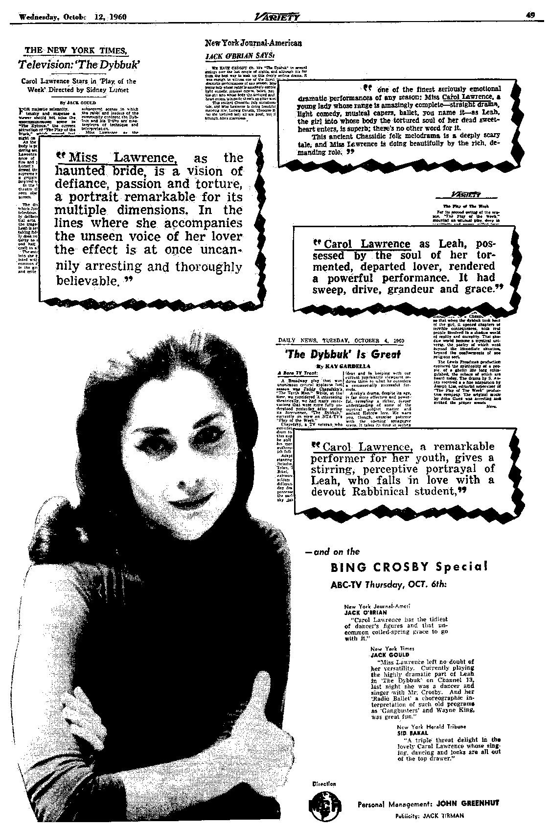 Thumbnail image of a page from Variety