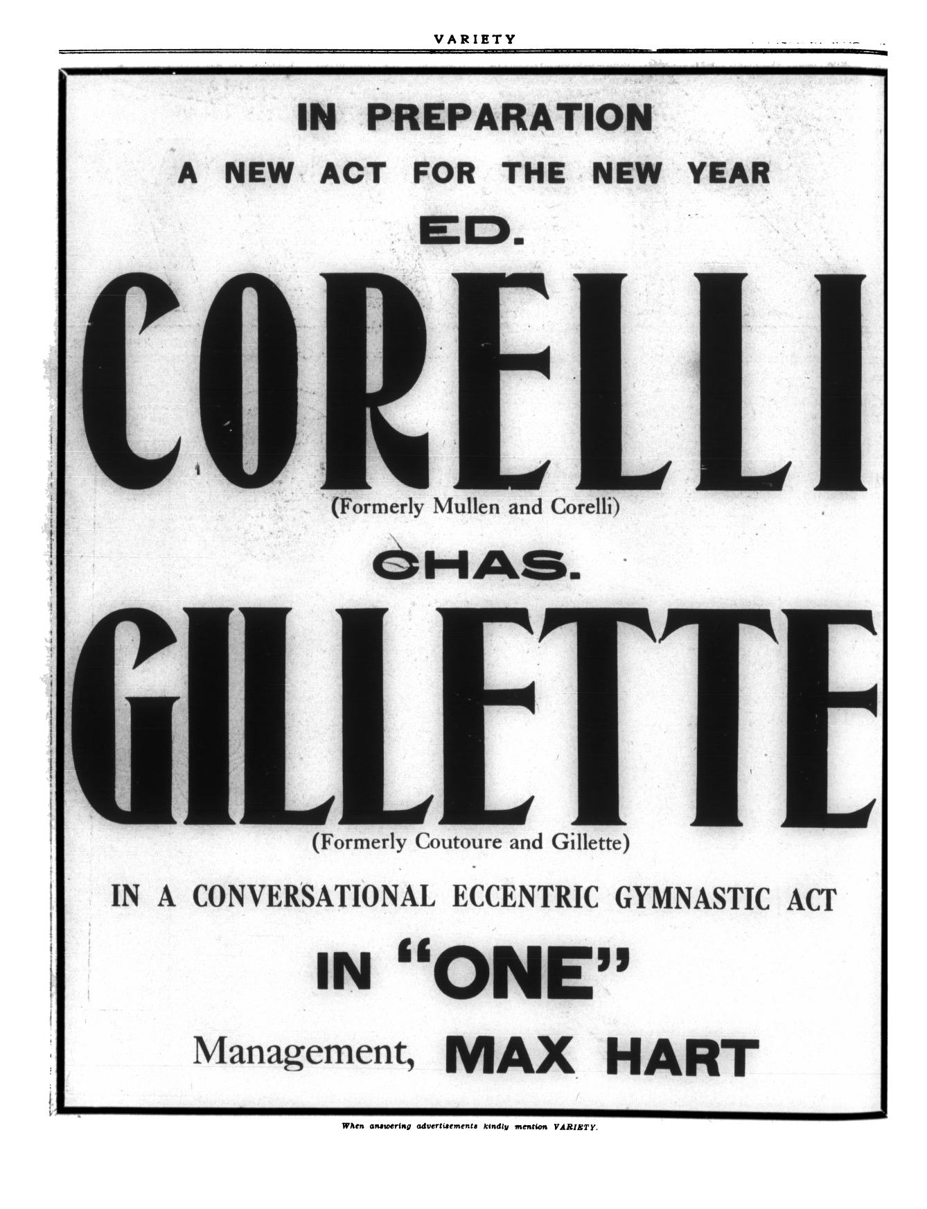 Variety (January 1912)
