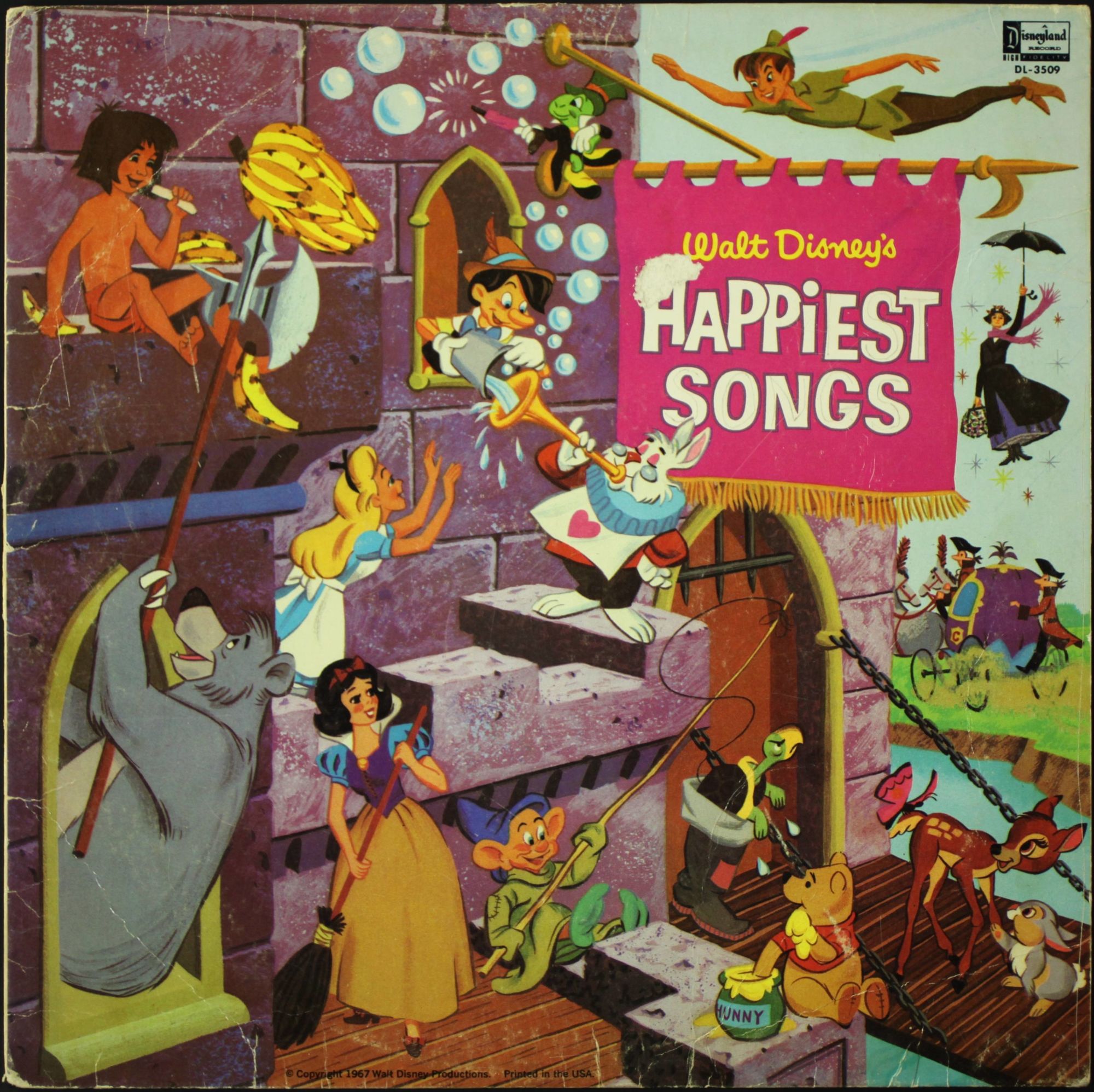 Walt Disney's Happiest Songs Record 1 : Free Download, Borrow, and  Streaming : Internet Archive