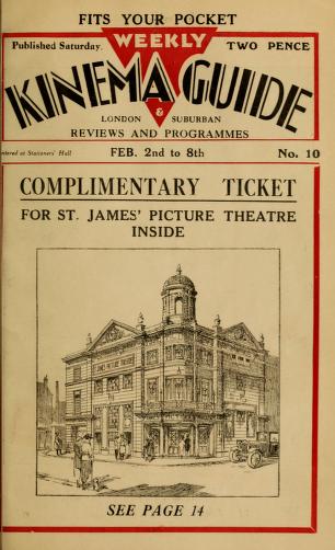 Thumbnail image of a page from Weekly kinema guide: London suburban reviews and programmes